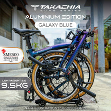 이미지를 갤러리 뷰어에 로드 , TAKACHIA® TIIME SERIES ALUMINUM VERSION TRIFOLD BIKE - A20