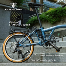 이미지를 갤러리 뷰어에 로드 , TAKACHIA® TIIME SERIES ALUMINUM VERSION TRIFOLD BIKE - A16