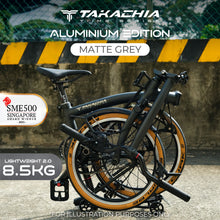 이미지를 갤러리 뷰어에 로드 , TAKACHIA® TIIME SERIES ALUMINUM VERSION TRIFOLD BIKE - A16