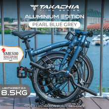 이미지를 갤러리 뷰어에 로드 , TAKACHIA® TIIME SERIES ALUMINUM VERSION TRIFOLD BIKE - A16