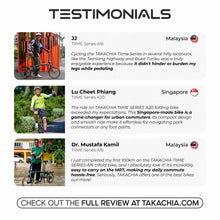 Lade das Bild in den Galerie-Viewer, TAKACHIA® TIIME SERIES ALUMINUM VERSION TRIFOLD BIKE - A16