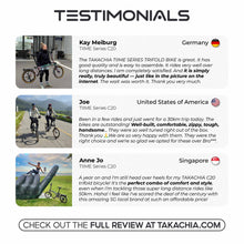 Load image into Gallery viewer, TAKACHIA® TIIME SERIES TRIFOLD BIKE - C20