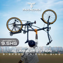 Cargar imagen en el visor de la galería, TAKACHIA® TIIME SERIES ALUMINUM VERSION TRIFOLD BIKE - A20
