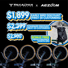 Cargar imagen en el visor de la galería, TAKACHIA® TIIME SERIES ALUMINUM VERSION TRIFOLD BIKE - A20
