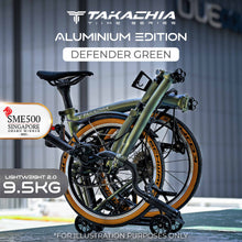 Load image into Gallery viewer, TAKACHIA® TIIME SERIES ALUMINUM VERSION TRIFOLD BIKE - A20
