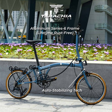 이미지를 갤러리 뷰어에 로드 , TAKACHIA® TIIME SERIES ALUMINUM VERSION TRIFOLD BIKE - A16&quot;
