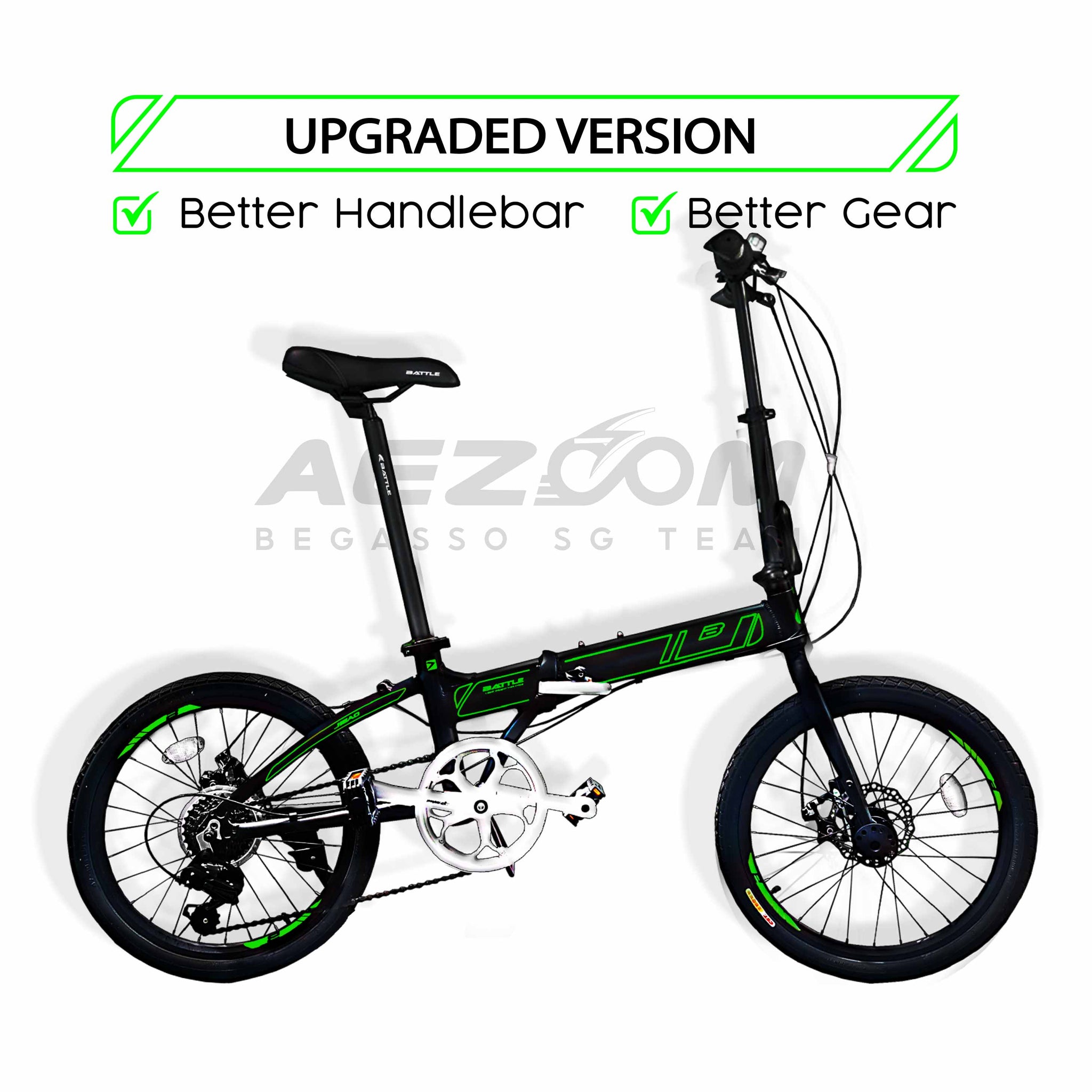 BATTLE LIGHTWEIGHT FOLDIE (20 INCH) –