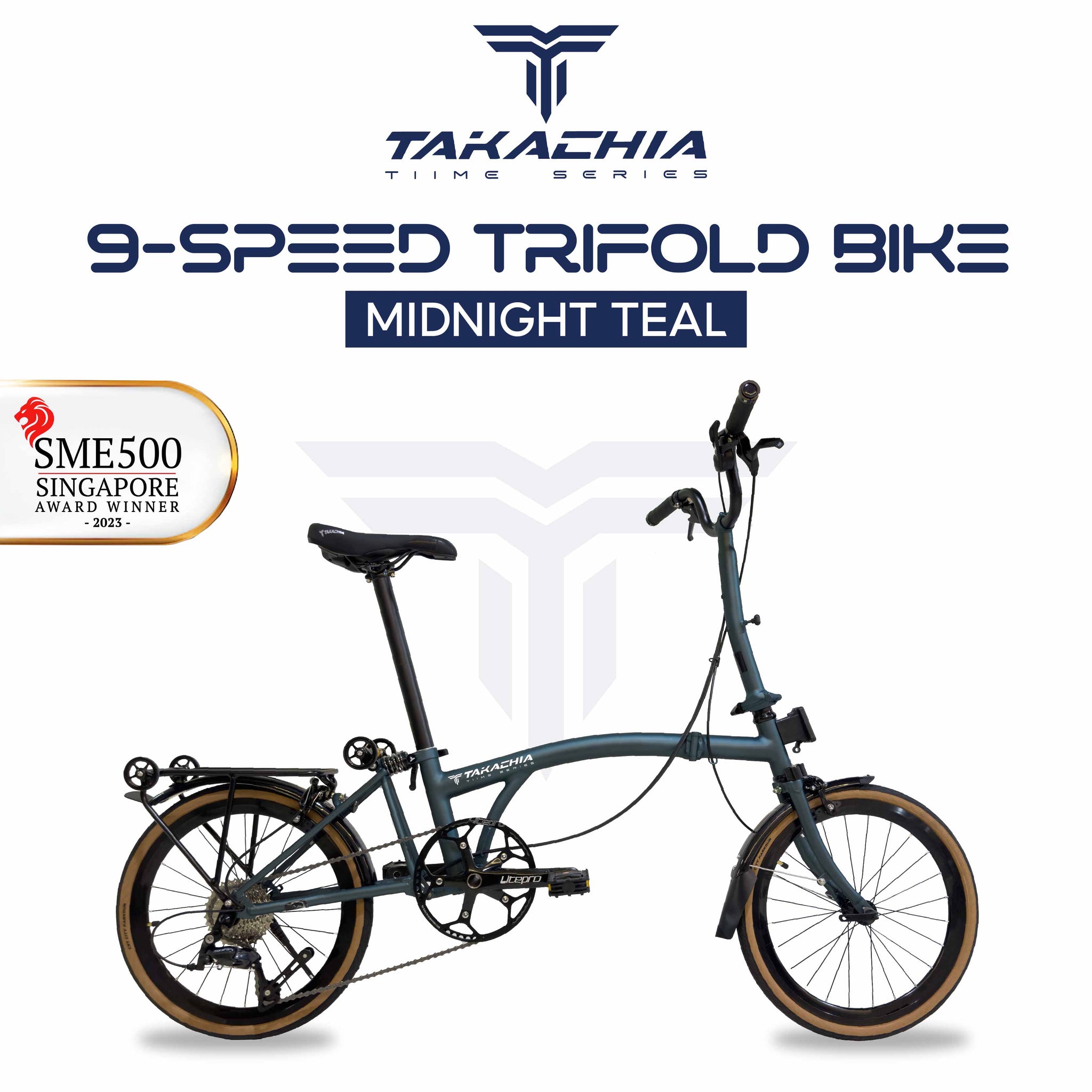 TAKACHIA® TIIME SERIES TRIFOLD BIKE - C16 – Begasso.sg