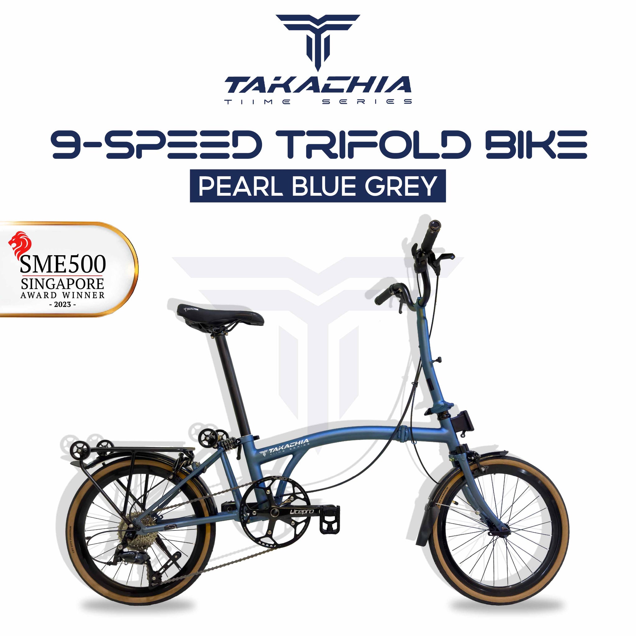TAKACHIA® TIIME SERIES TRIFOLD BIKE - C16 – Begasso.sg