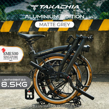 이미지를 갤러리 뷰어에 로드 , TAKACHIA® TIIME SERIES ALUMINUM VERSION TRIFOLD BIKE - A16&quot;
