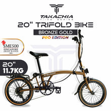 Charger l&#39;image dans la galerie, TAKACHIA® TIIME SERIES TRIFOLD BIKE - C20&quot;
