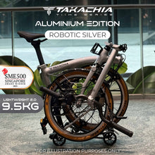 Charger l&#39;image dans la galerie, TAKACHIA® TIIME SERIES ALUMINUM VERSION TRIFOLD BIKE - A20
