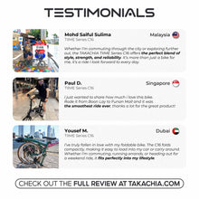 Cargar imagen en el visor de la galería, TAKACHIA® TIIME SERIES TRIFOLD BIKE - C16

