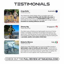 Load image into Gallery viewer, TAKACHIA® TIIME SERIES ALUMINUM VERSION TRIFOLD BIKE - A20
